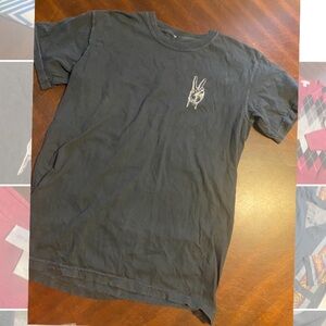 Men's Charcoal Peace Sign Tee